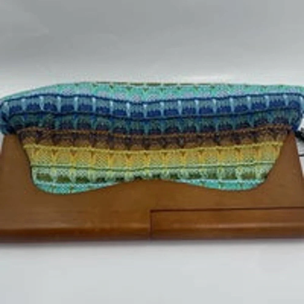 Urban Expressions vibrantly colored clutch bag